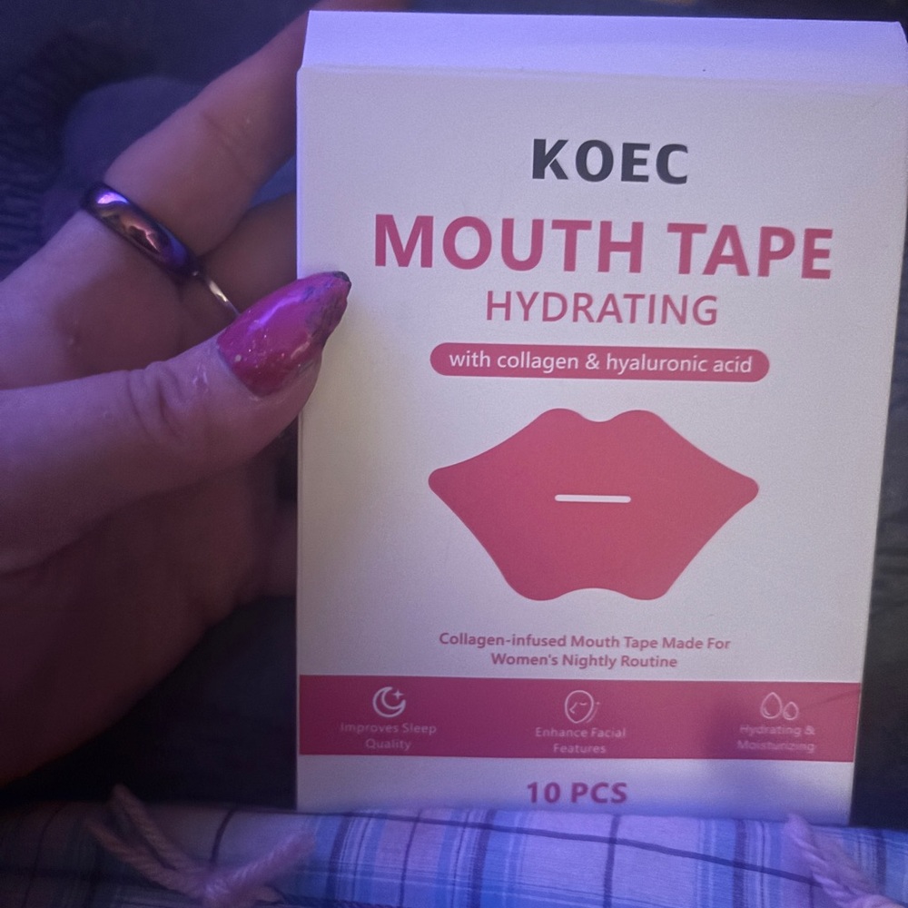 Koec with hydrating collagen & hyaluronic acid mouth tape